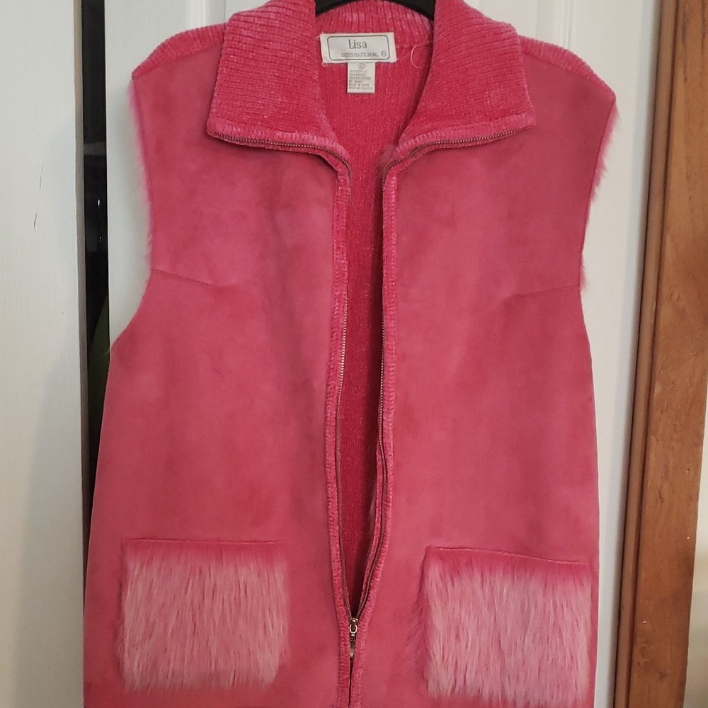 Suede/Fur Vest